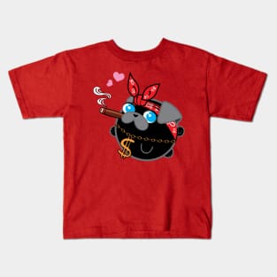 Poopy - Pug Life Kids T-Shirt